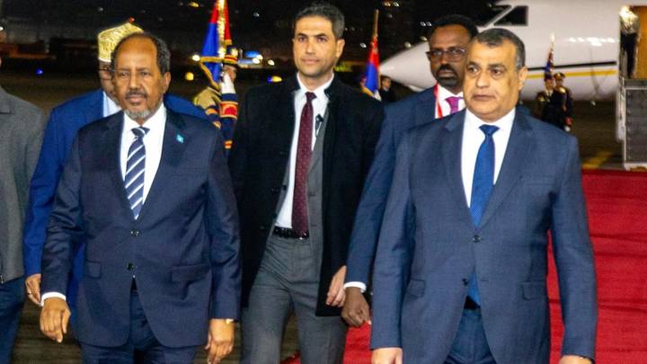 Somali Başkanı Mısır'da