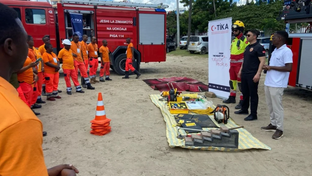 TİKA ve Konya Büyükşehir Belediyesi’nden Tanzanya’ya itfaiye eğitimi