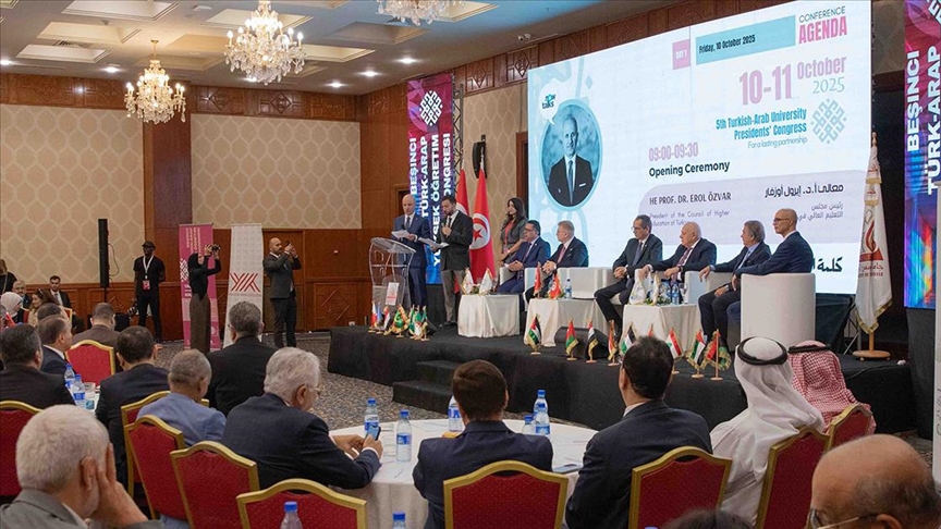 5. Türk–Arap Üniversiteleri Kongresi Tunus’ta başladı