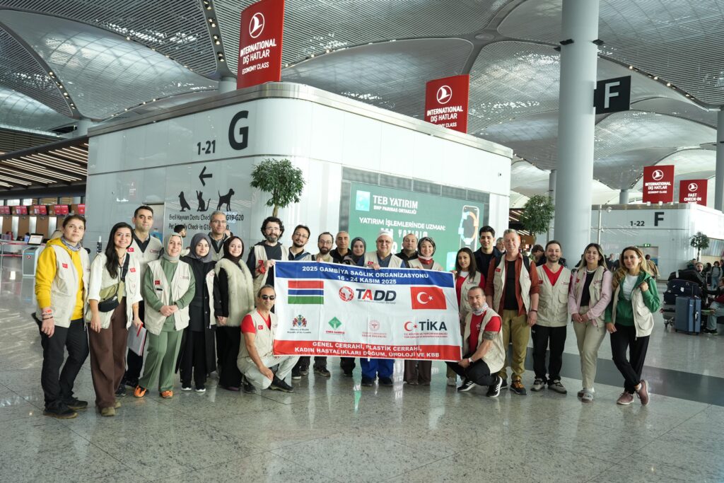 TADD’dan Gambiya’ya sağlık seferberliği