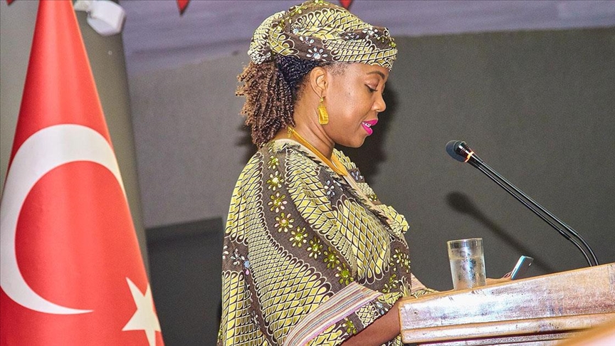 Sierra Leone Cumhurbaşkanı’nın eşi, 29 Ekim resepsiyonuna katıldı